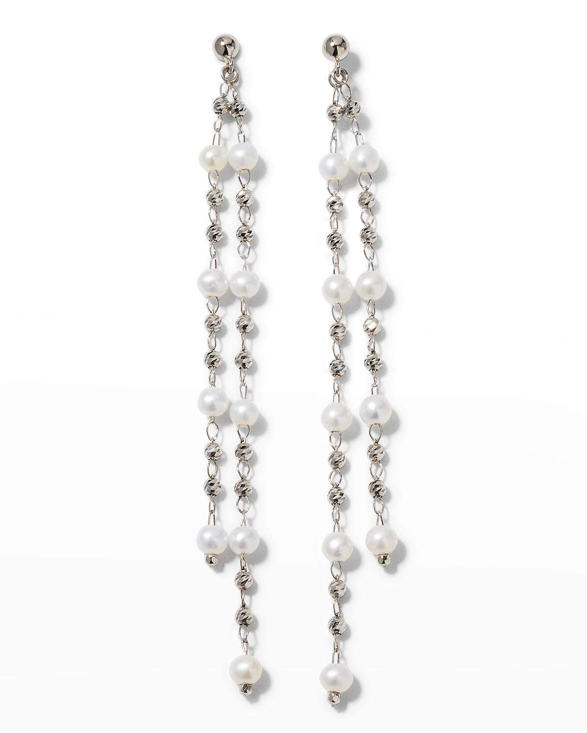 Platinum Born Platinum Debut Pearl Earrings Neiman Marcus