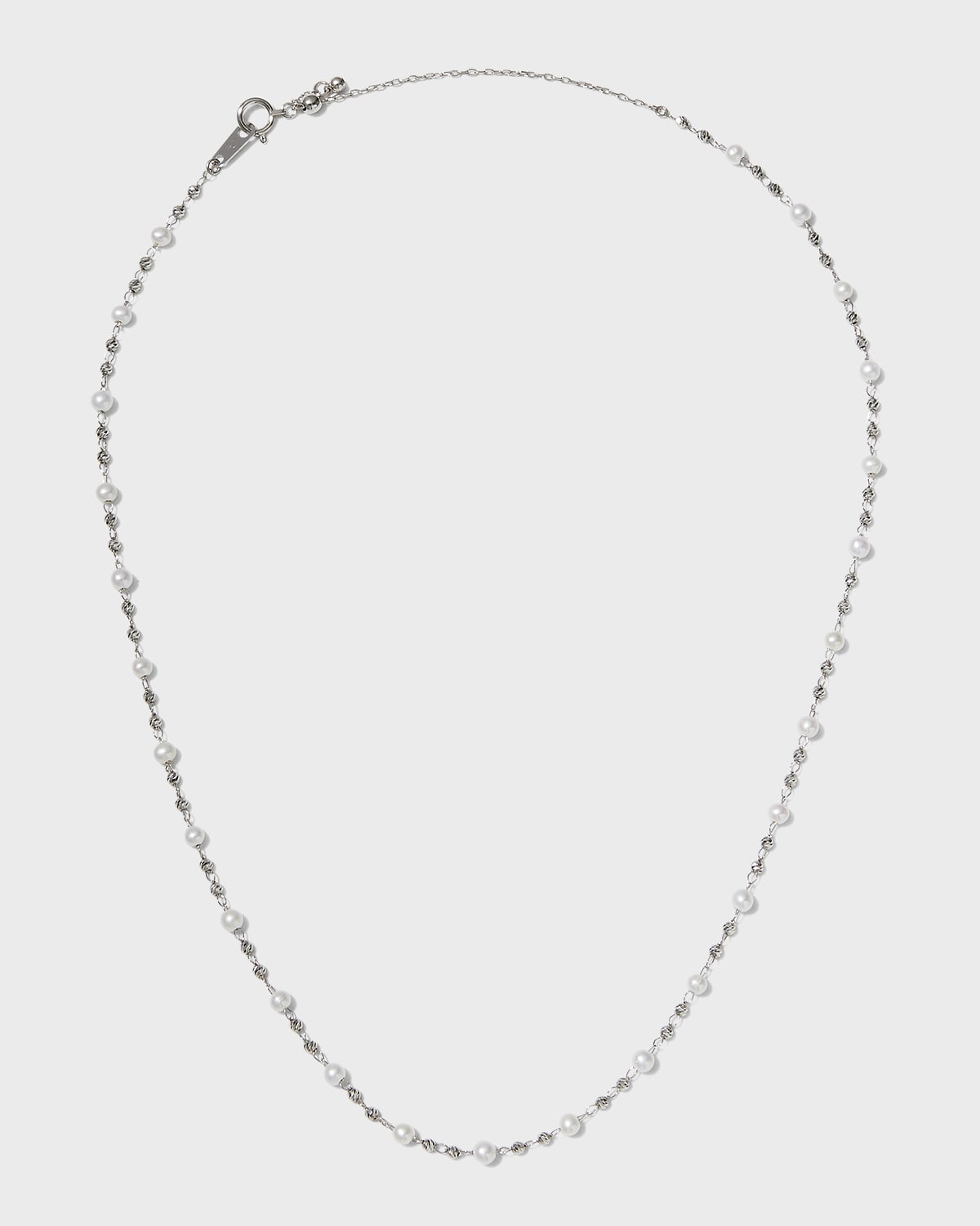 Platinum Born Debut Pearl Necklace, 34"L Neiman Marcus