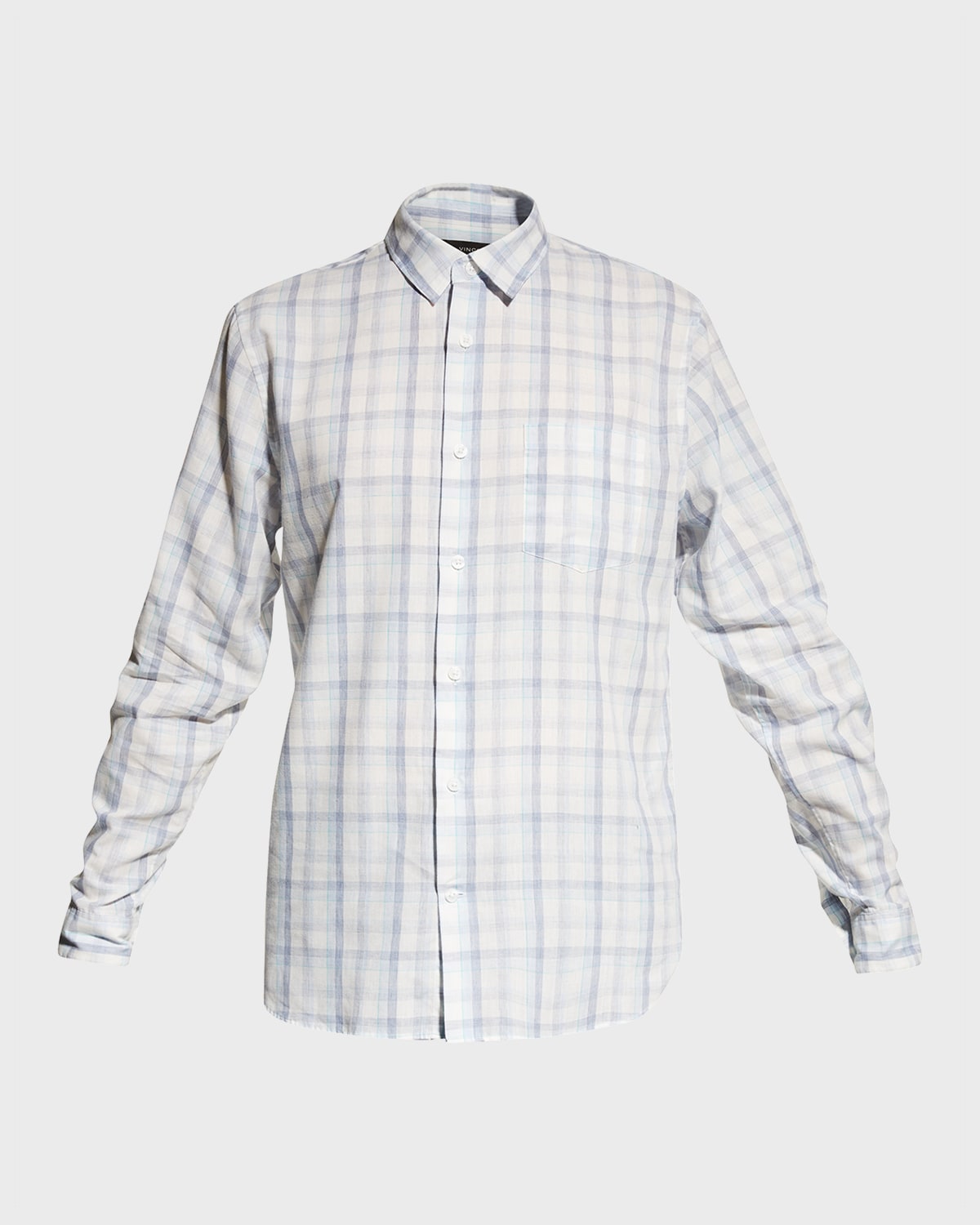 Vince Men's Calabasas Plaid Sport Shirt Neiman Marcus