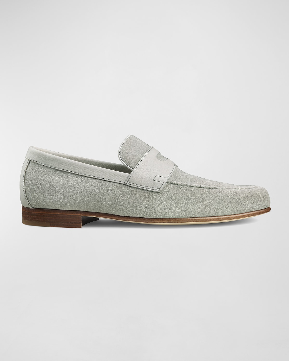 John Lobb Men's Iconic Leather Penny Loafers | Neiman Marcus