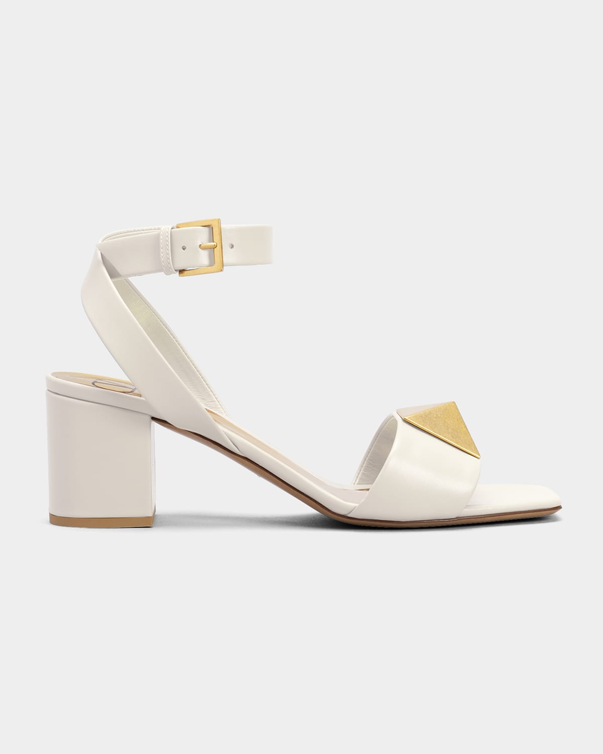 Valentino Garavani Roman Stud Ankle-Strap Sandals | Neiman Marcus