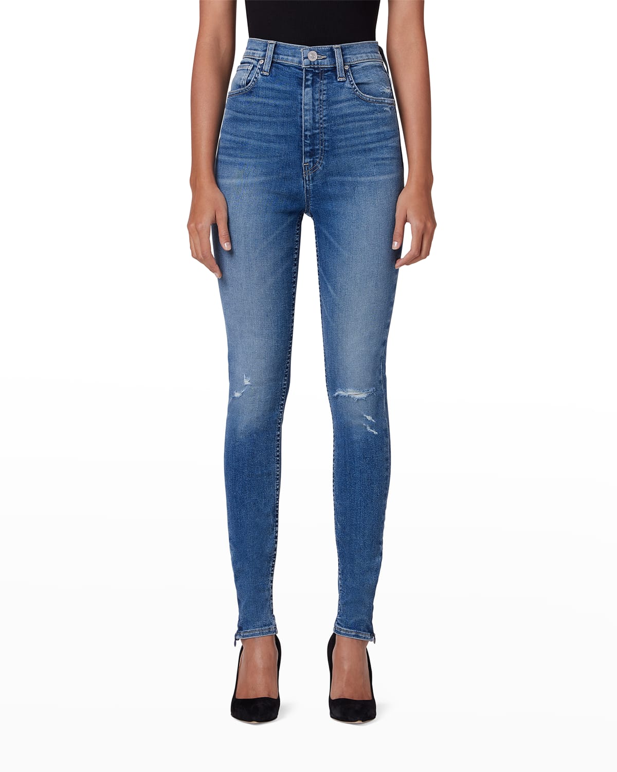 hudson centerfold high rise jeans