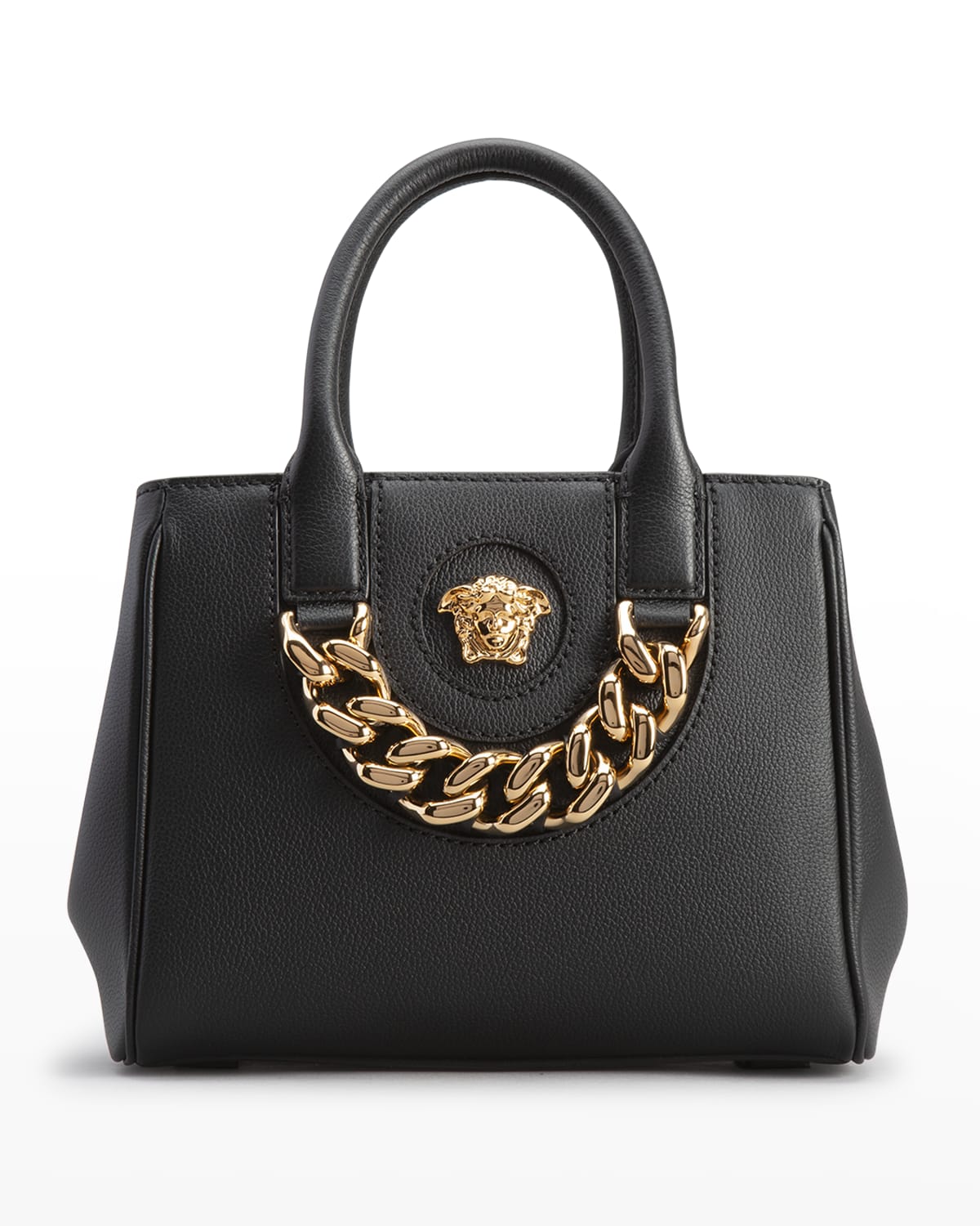 Versace La Medusa Logo Canvas Tote Bag Neiman Marcus