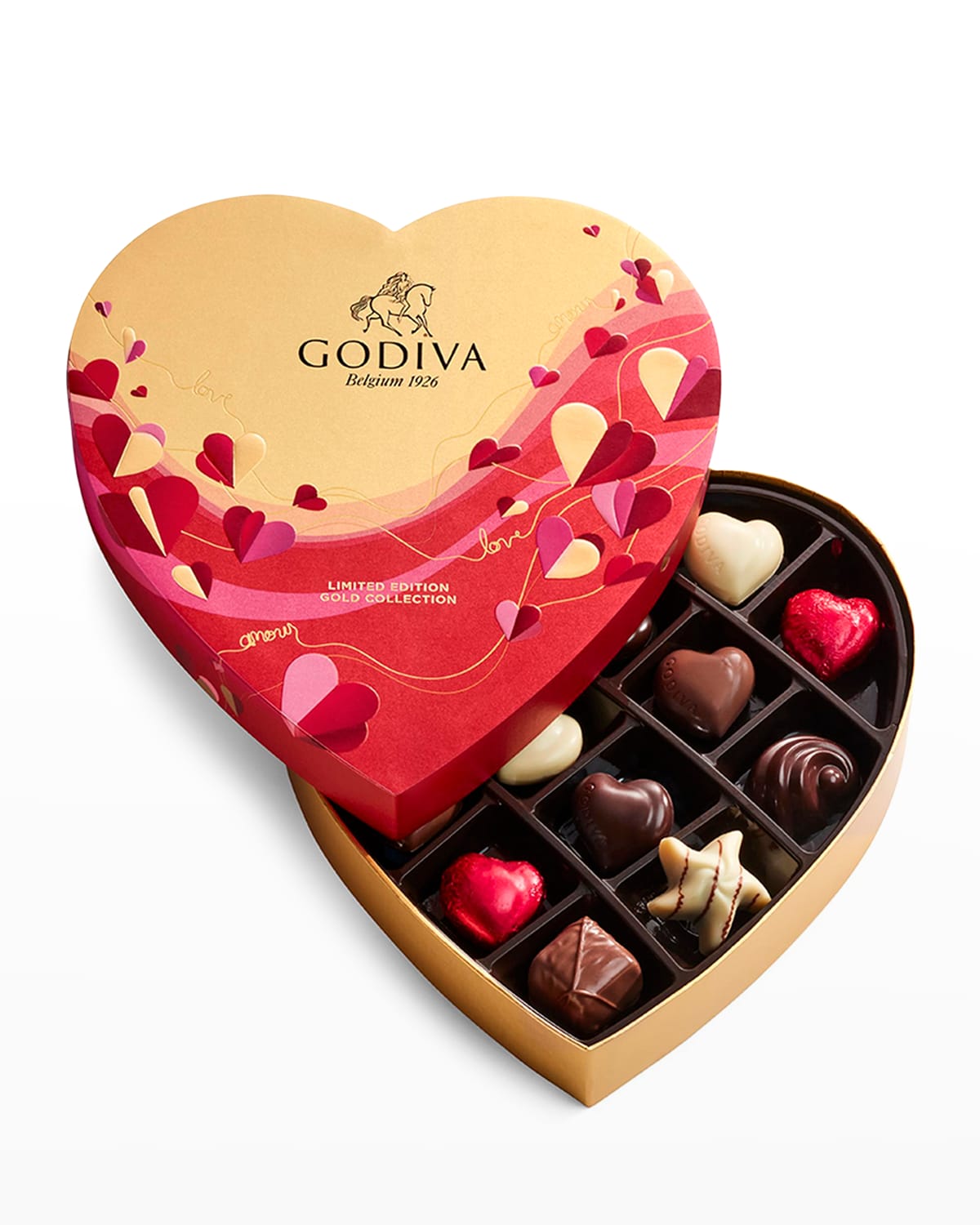 godiva valentines day heart