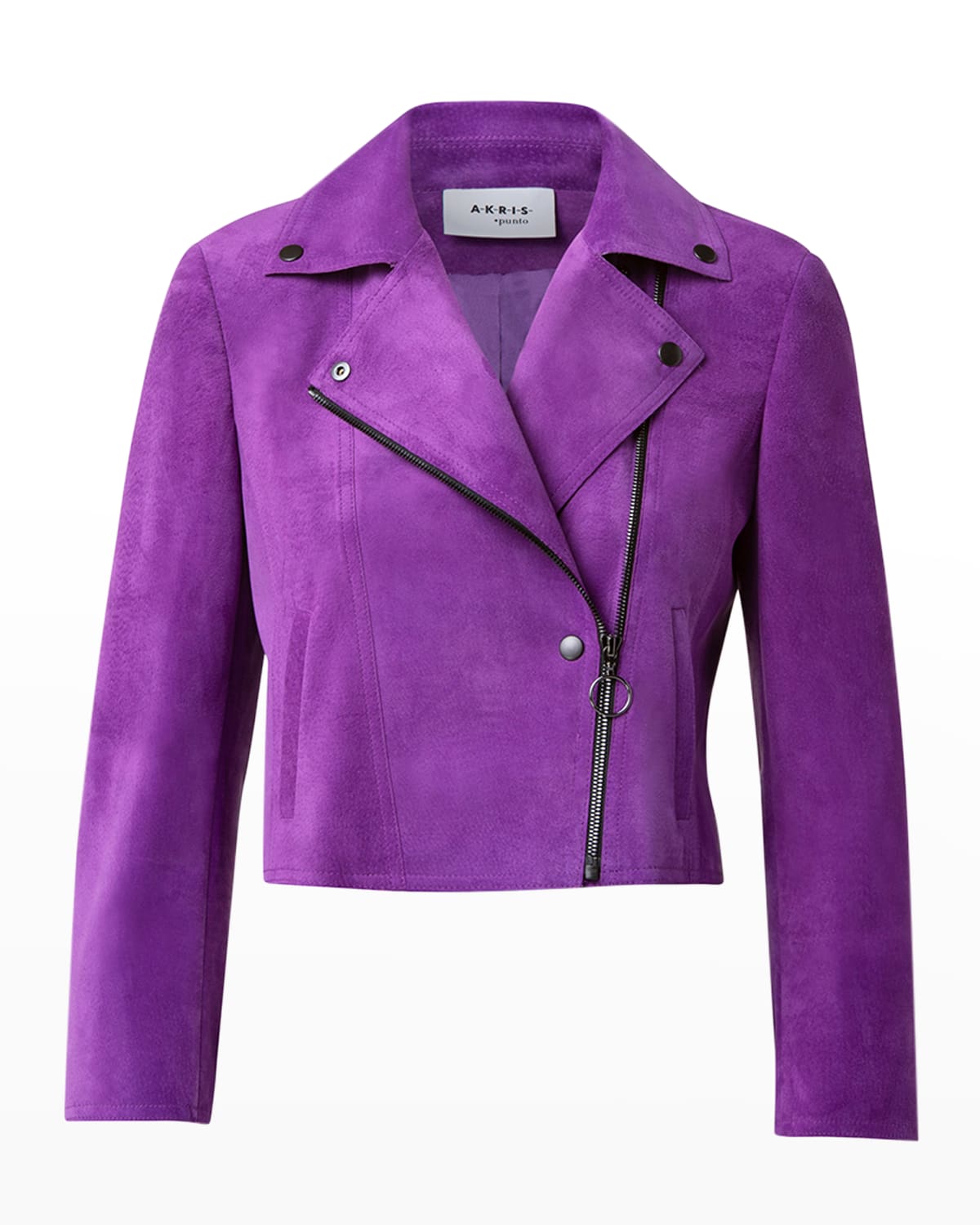 purple suede jacket