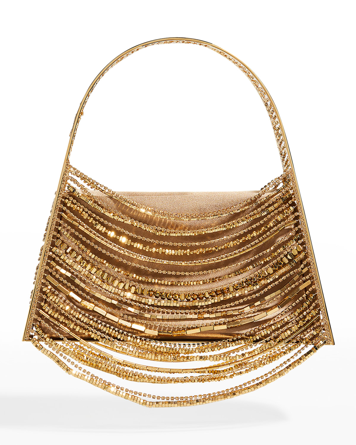 Benedetta Bruzziches Lucia in the Sky Crystal Top-Handle Bag | Neiman ...