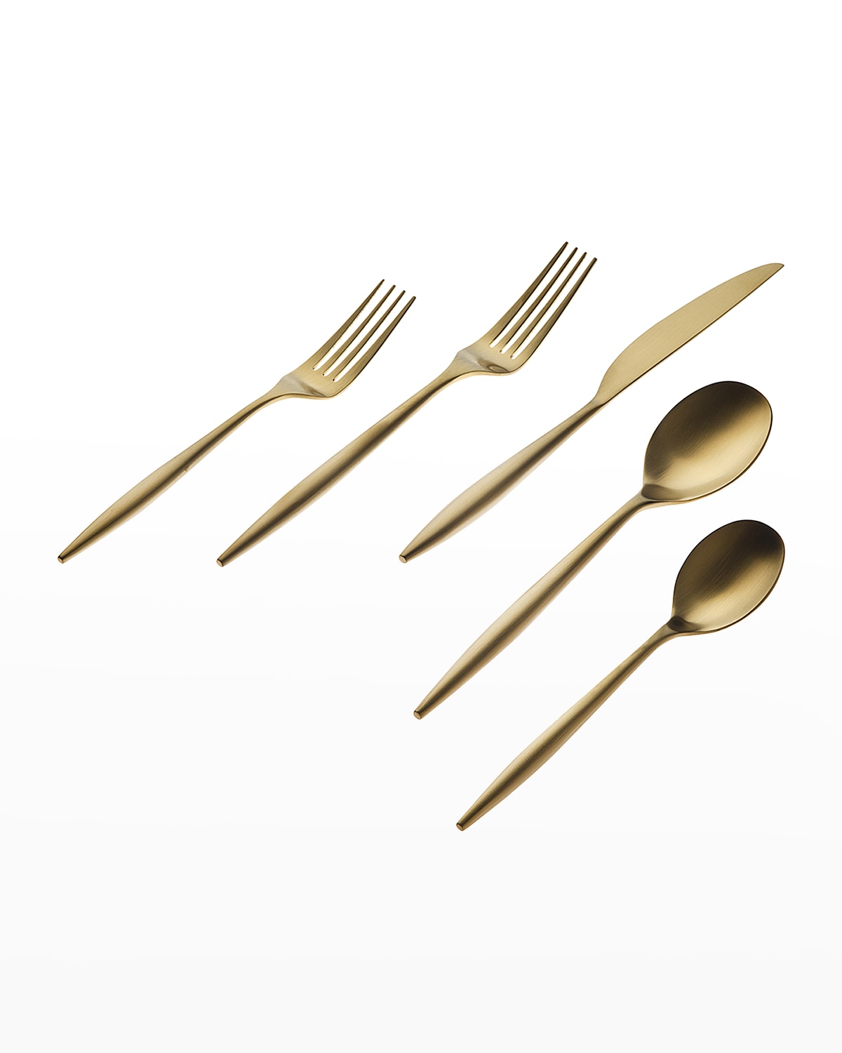 Godinger Milano Shiny Gold 20Piece Flatware Set 18/10 Neiman Marcus