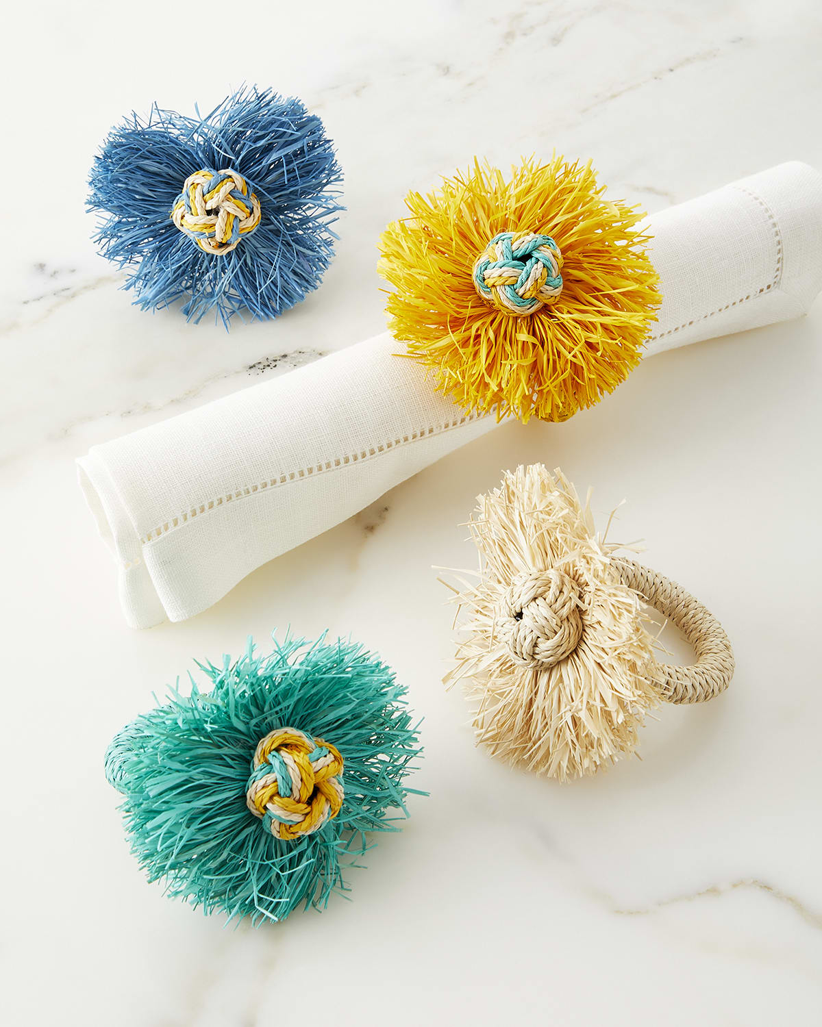 Kim Seybert Arbor Napkin Rings, Set of 4 Neiman Marcus