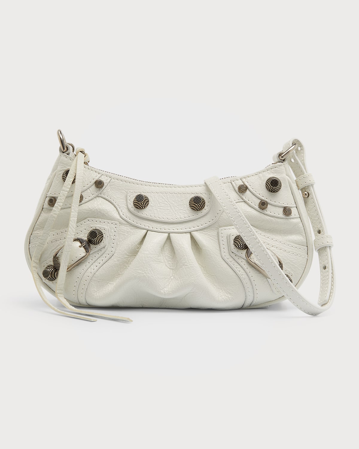 le cagole mini leather crossbody bag