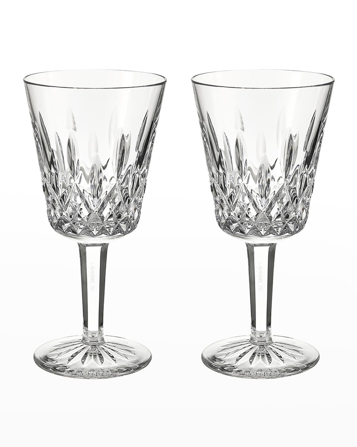 Waterford Crystal Lismore Black Crystal Goblets, Set of 2 Neiman Marcus