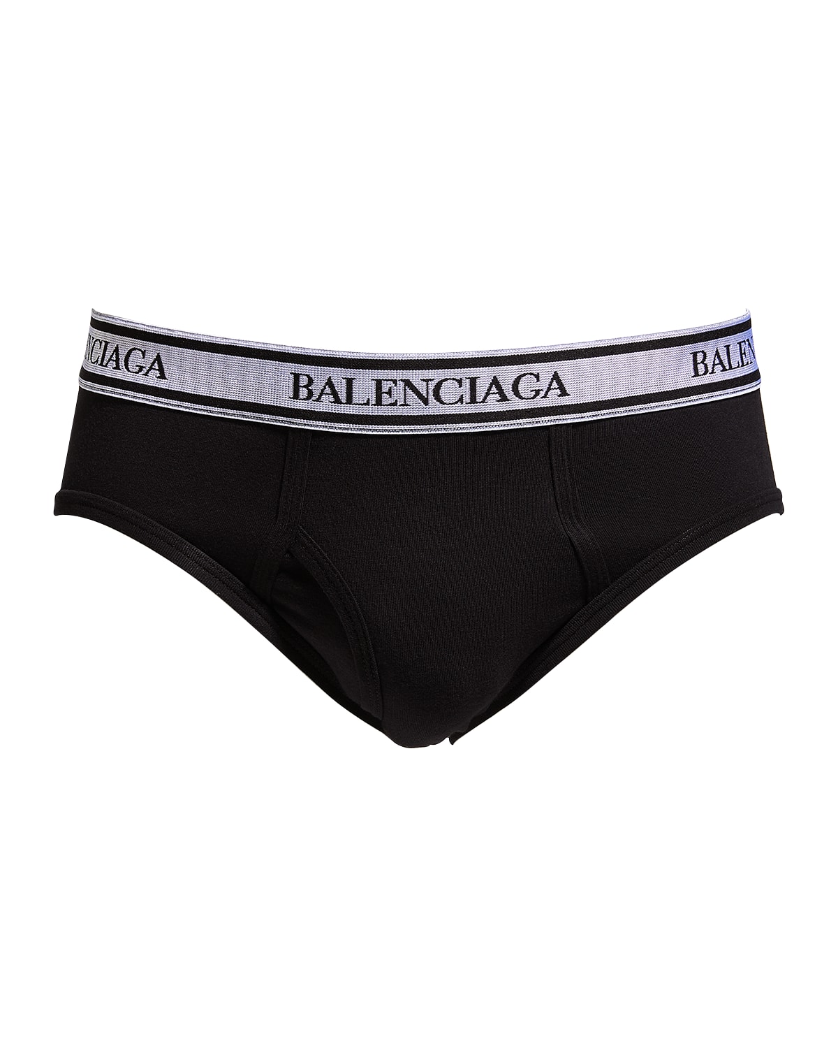 Balenciaga Men's Cotton-Stretch Logo Boxer Briefs | Neiman Marcus