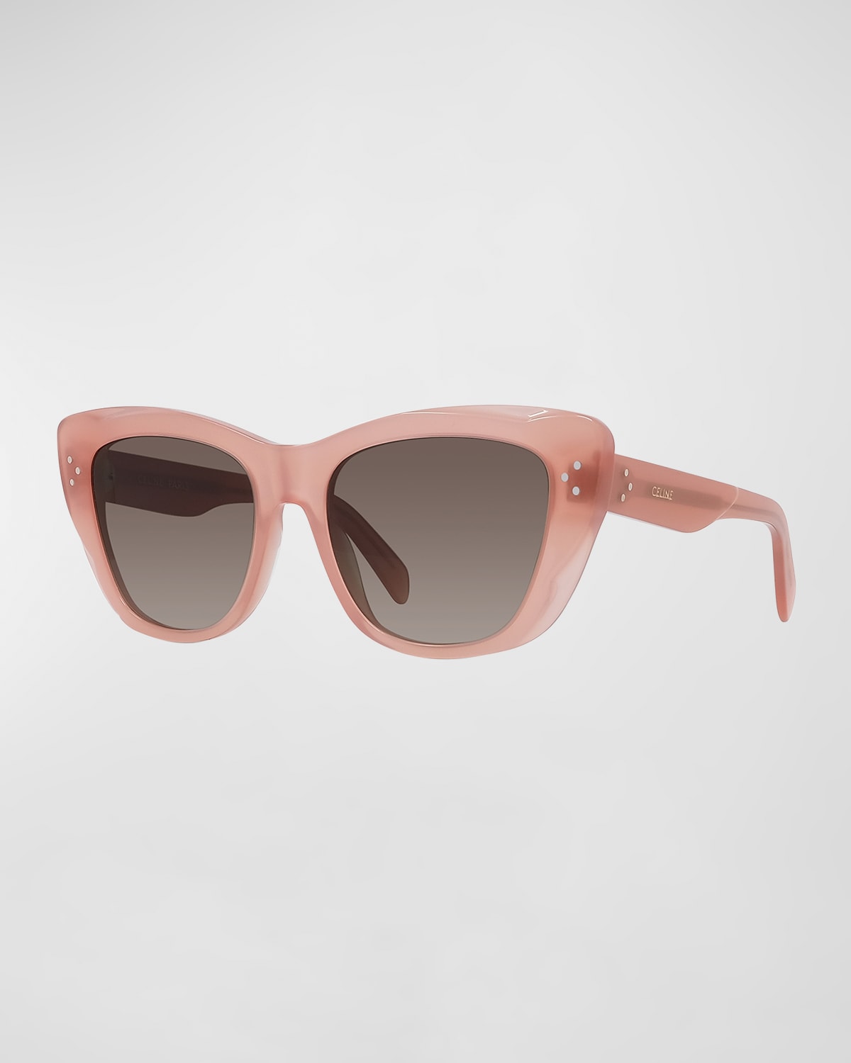 Saint Laurent Acetate Cat-Eye Sunglasses | Neiman Marcus