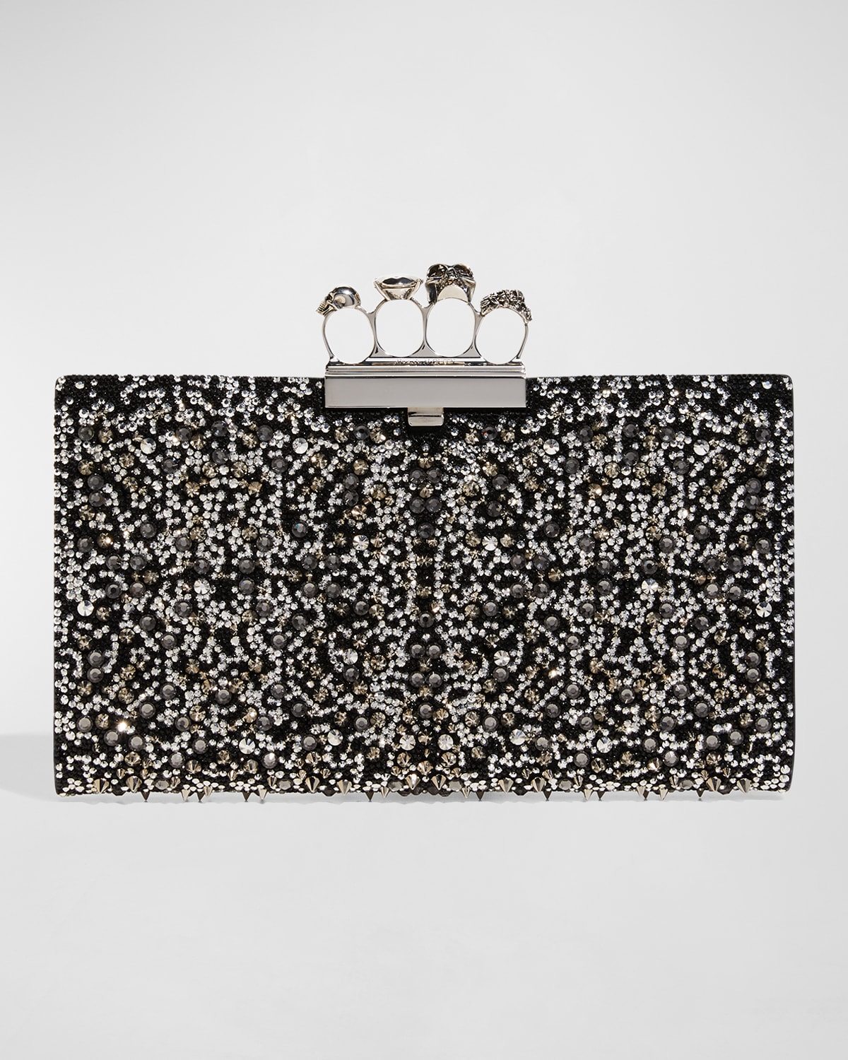 Alexander McQueen The Skull Jeweled Hobo Bag | Neiman Marcus