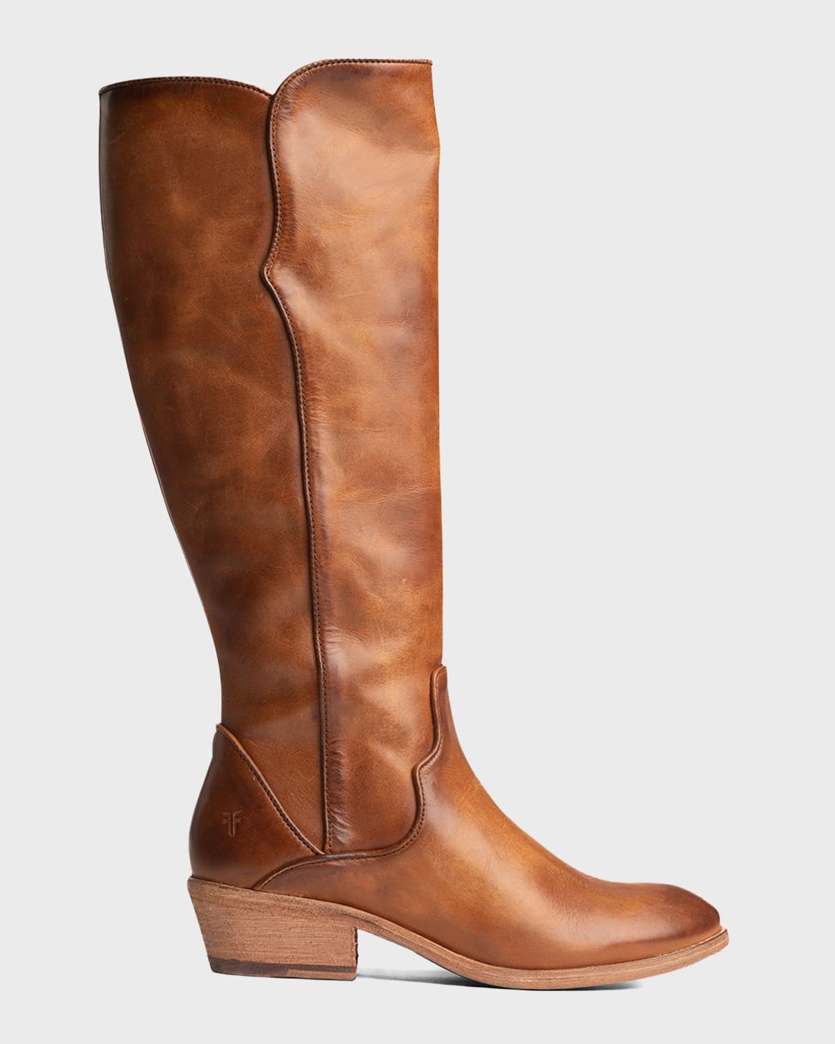 Frye Carson Leather Piping Ankle Booties | Neiman Marcus