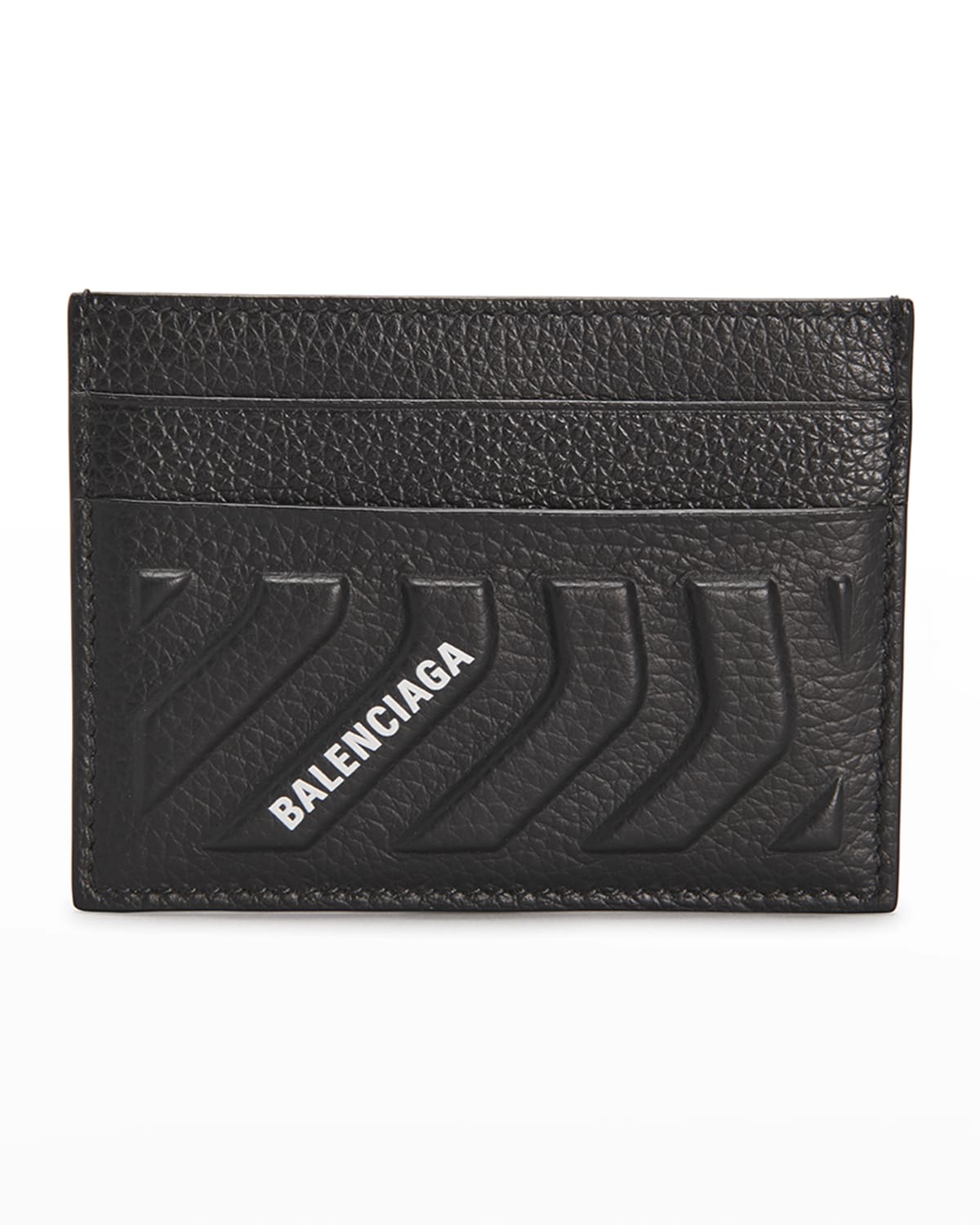 Givenchy Men's 4GEmbossed Logo Leather Card Holder Neiman Marcus