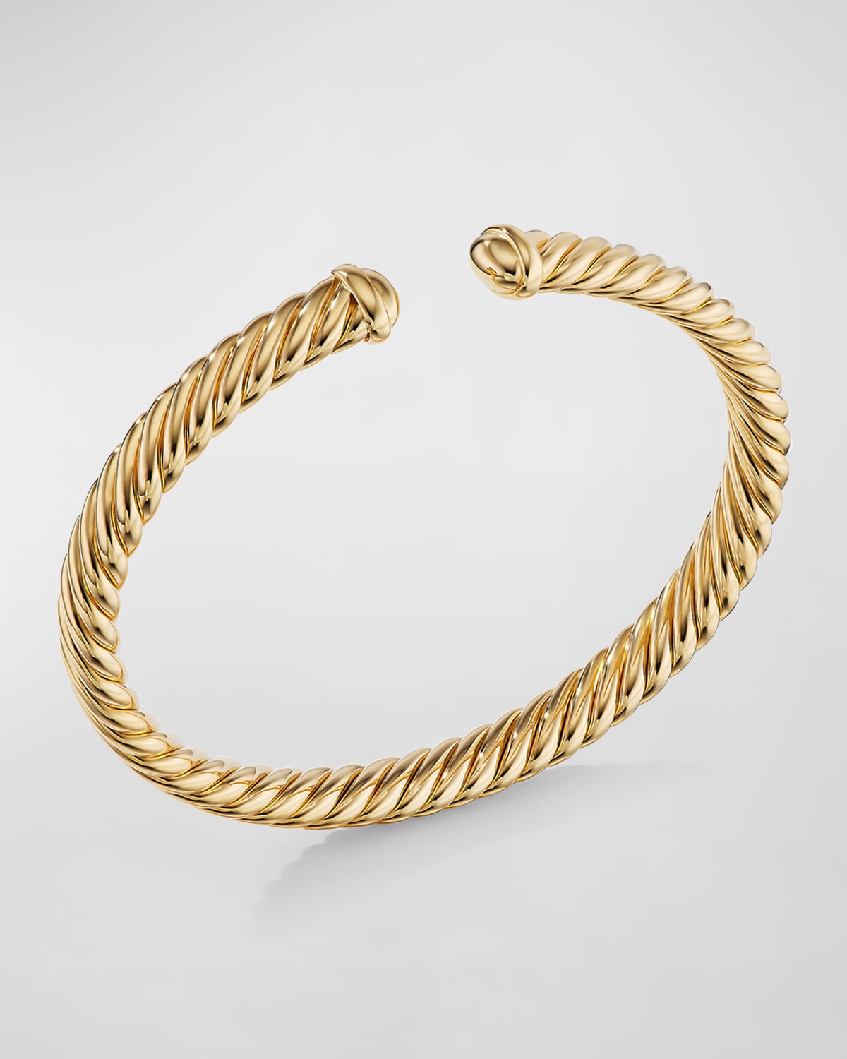 David Yurman Renaissance Cable Bracelet in 18K Rose Gold, 9mm, Size M ...