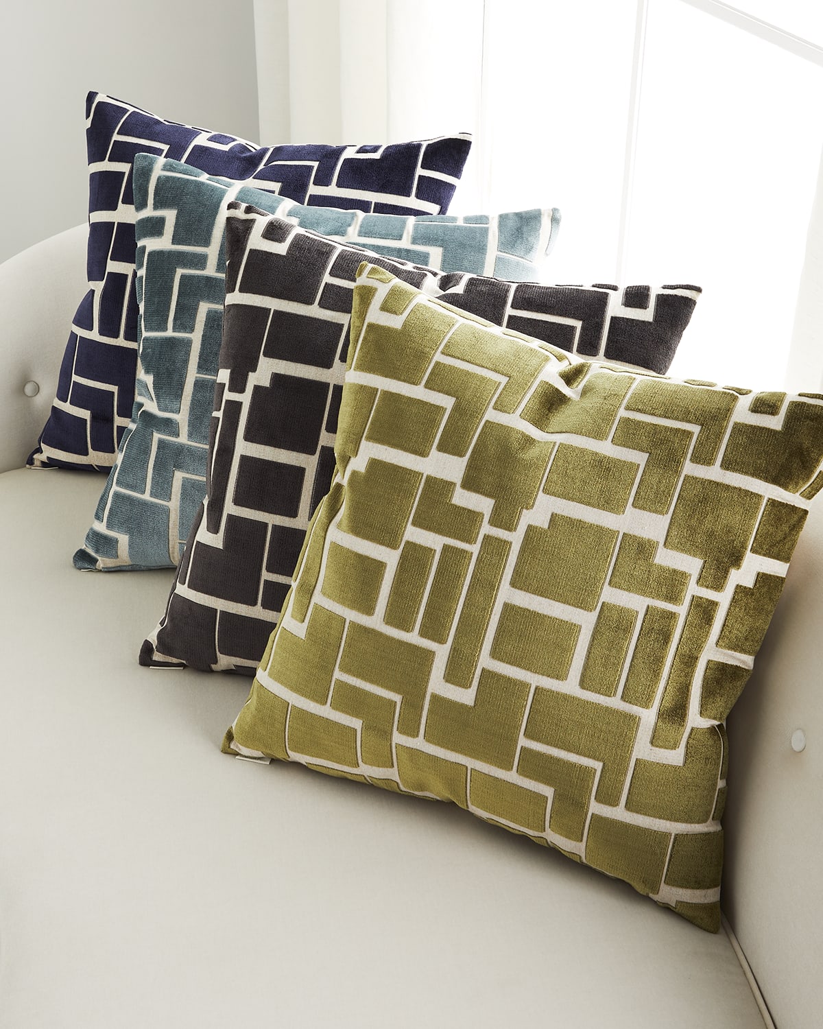 D.V. Kap Home Swansong Decorative Feather/Down Pillow 24" Neiman Marcus