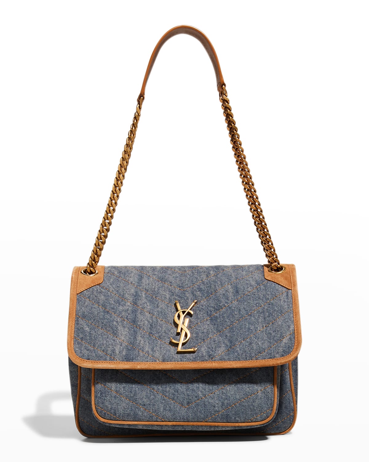 niki monogram ysl large flap shoulder bag