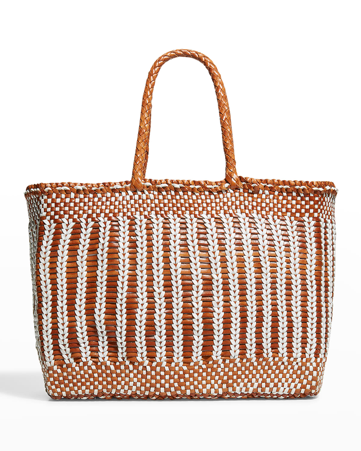 Yuzefi Large Basket Vegan Leather Tote Bag | Neiman Marcus