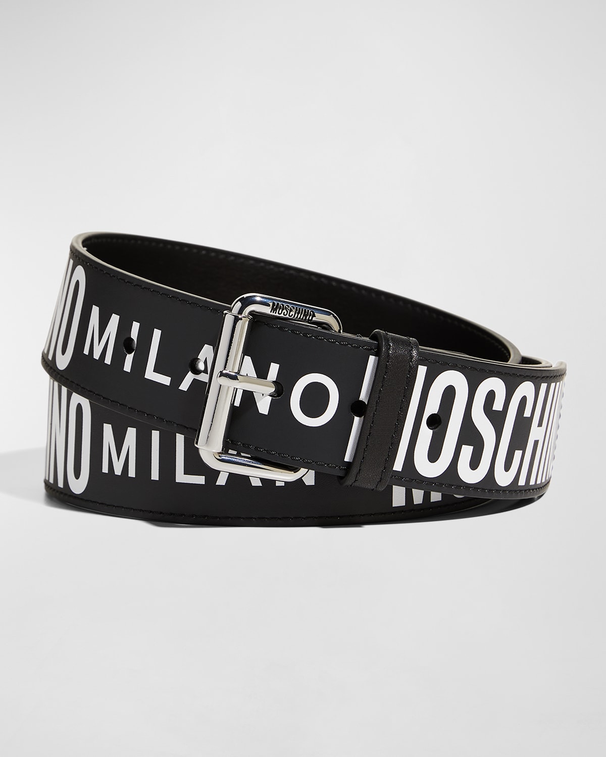 Moschino M Logo Patent Belt main image 0