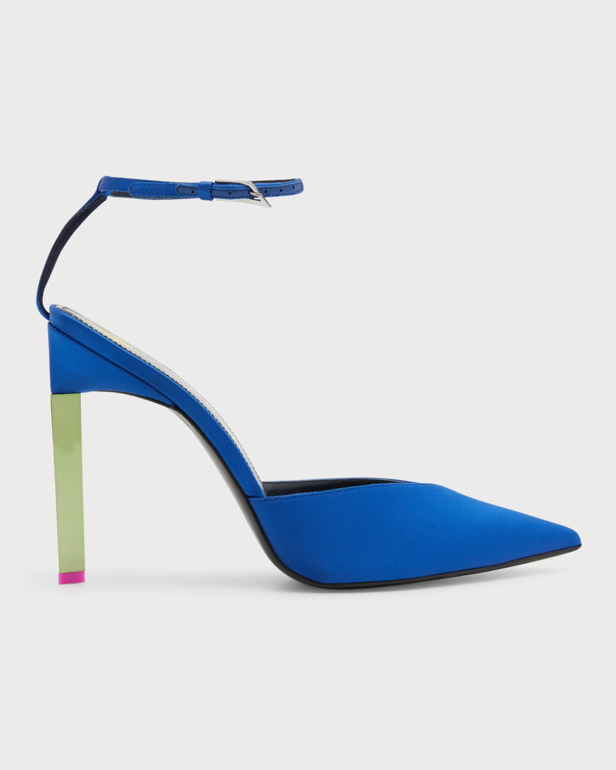 Jimmy Choo Saeda Ombre Crystal AnkleStrap Pumps Neiman Marcus