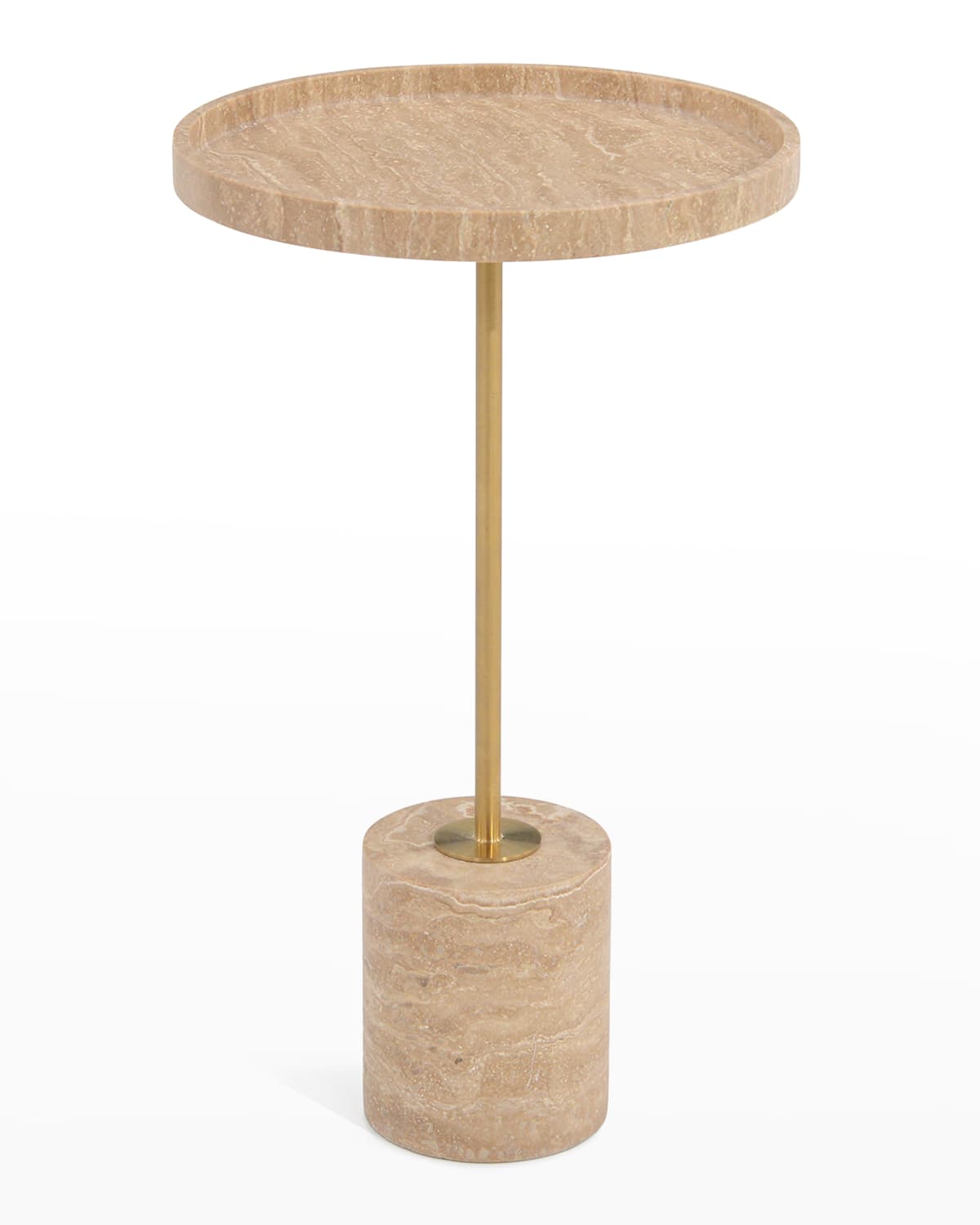 JohnRichard Collection Zeke Marble Martini Side Table Neiman Marcus