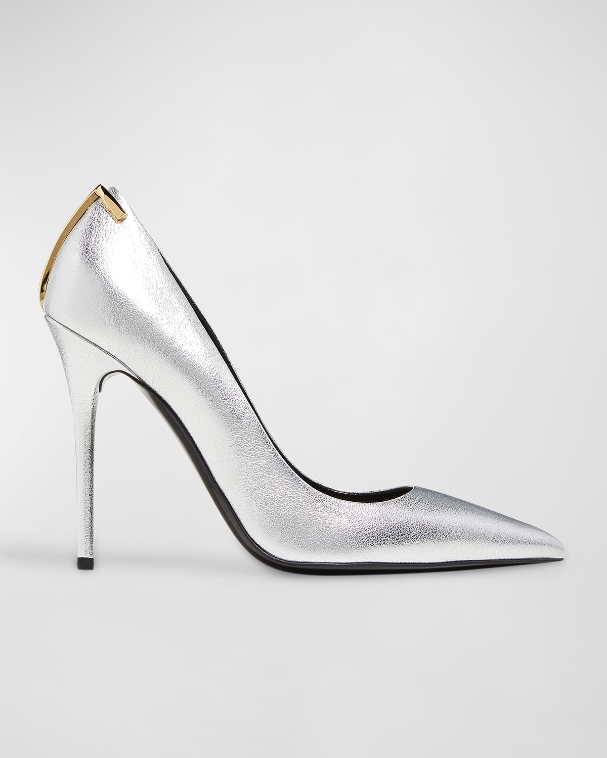 TOM FORD Iconic T Metallic Pumps | Neiman Marcus