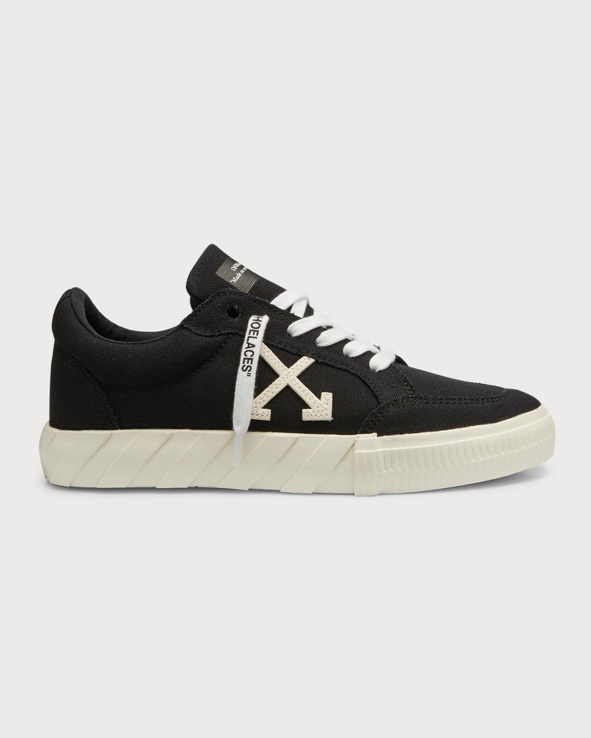 Off-White Low Vulcanized Suede White Sneakers