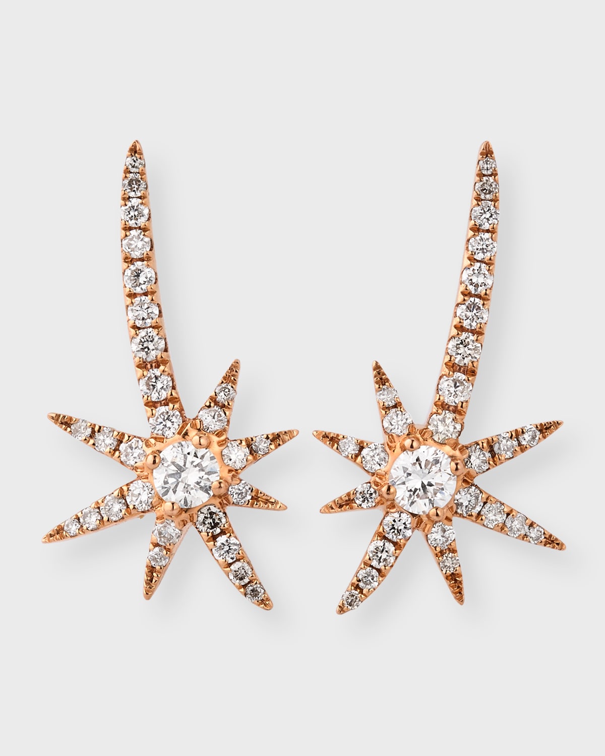 Graziela Starburst Ear Cuffs in Yellow Gold main image 1