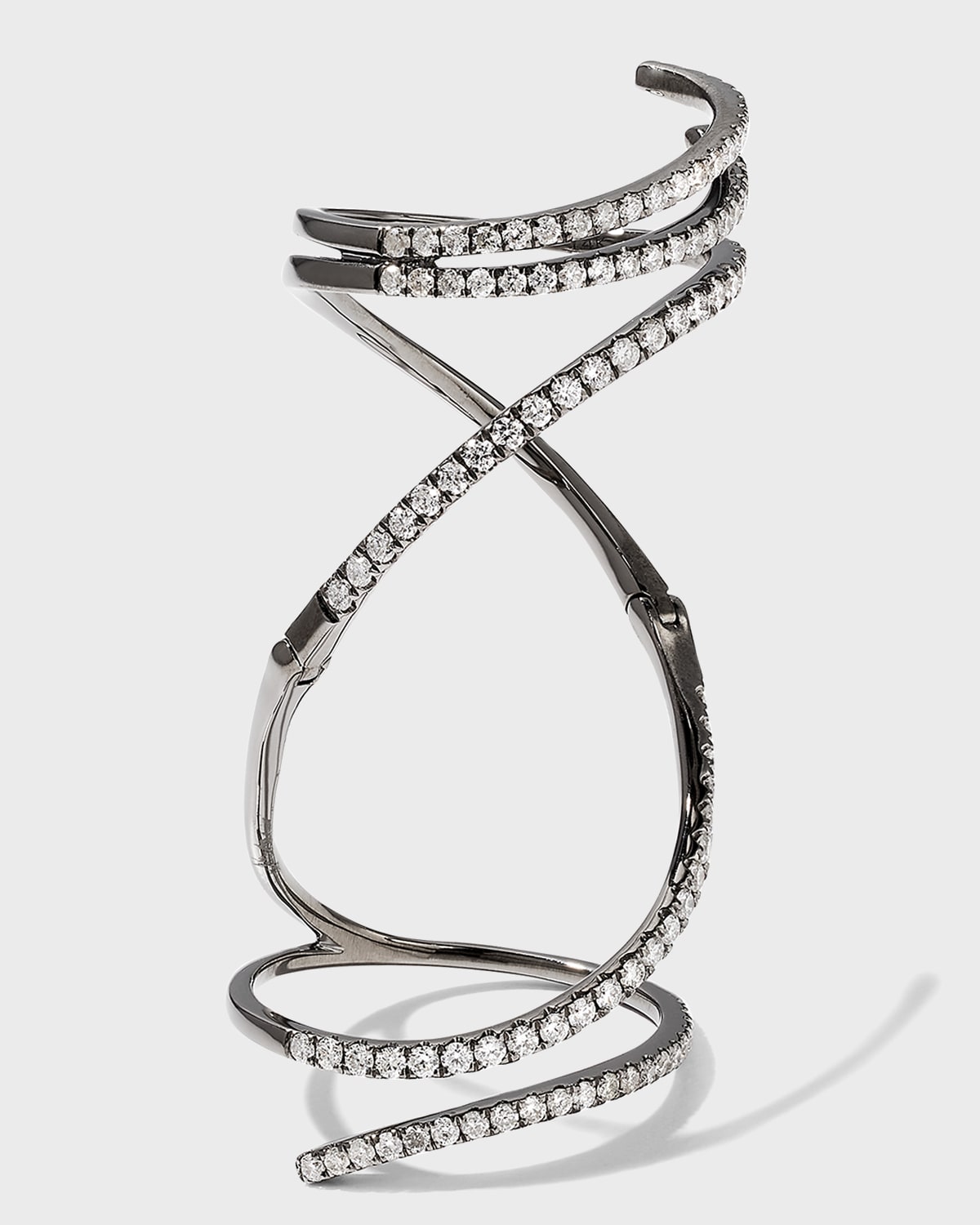 Graziela Gems Mega Swirl Ring in White Neiman Marcus