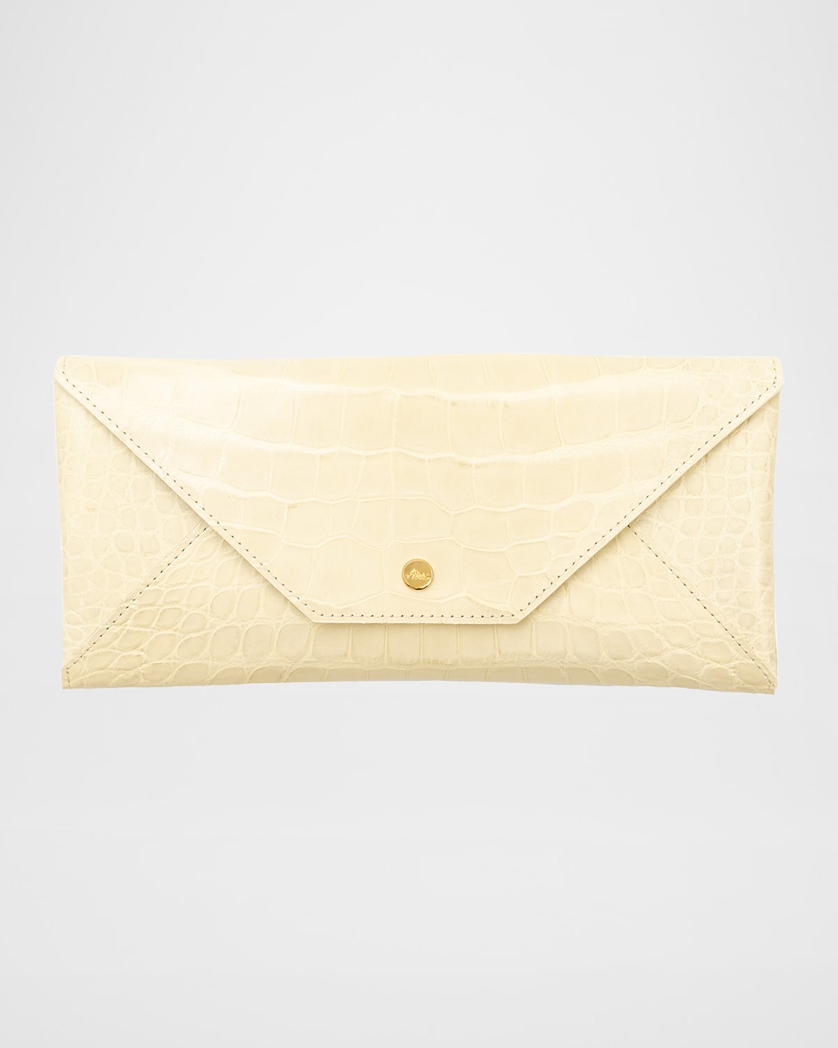 Abas Envelope Polished Matte Alligator Travel Organizer Neiman Marcus