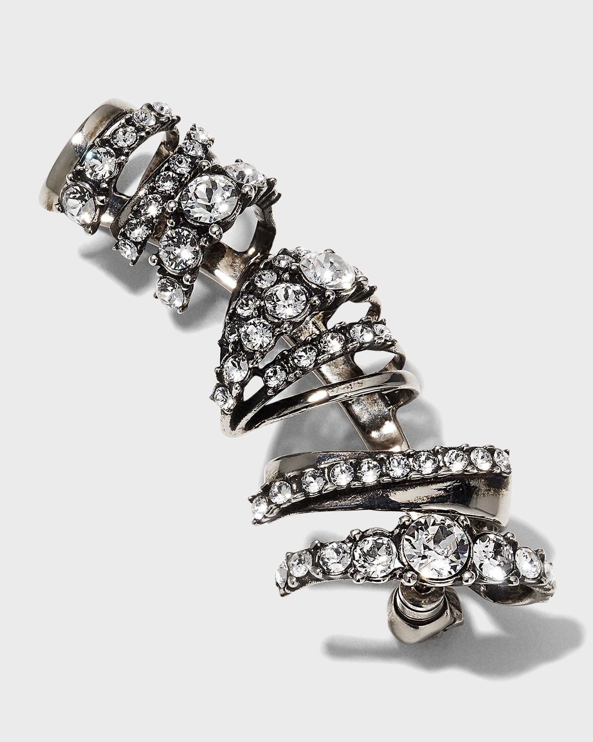 Alexander McQueen Metal Ring Cuff Earring, Single Neiman Marcus