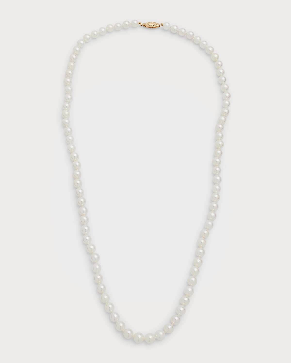 Belpearl 18k White Gold Tahitian Peacock Color Pearl Necklace Neiman