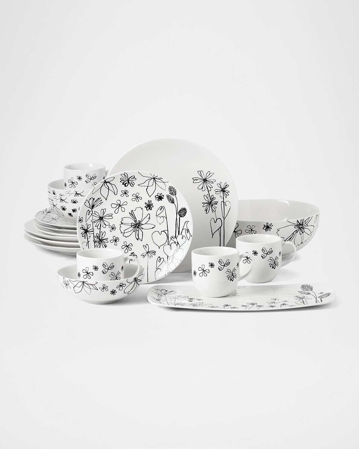 kate spade new york brook lane 16piece dinnerware set Neiman Marcus