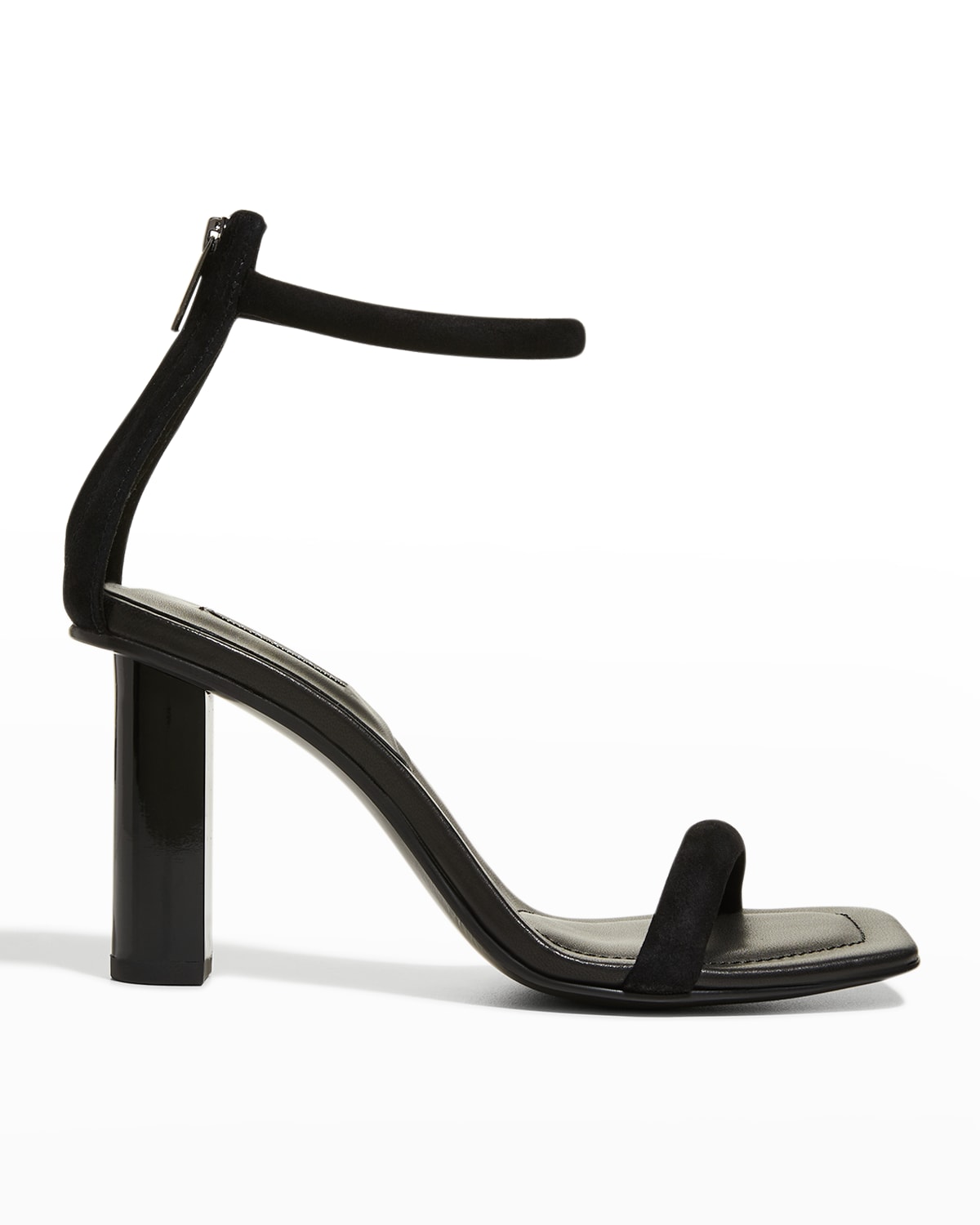 Natori Glow Leather Ankle-Cuff Sandals | Neiman Marcus
