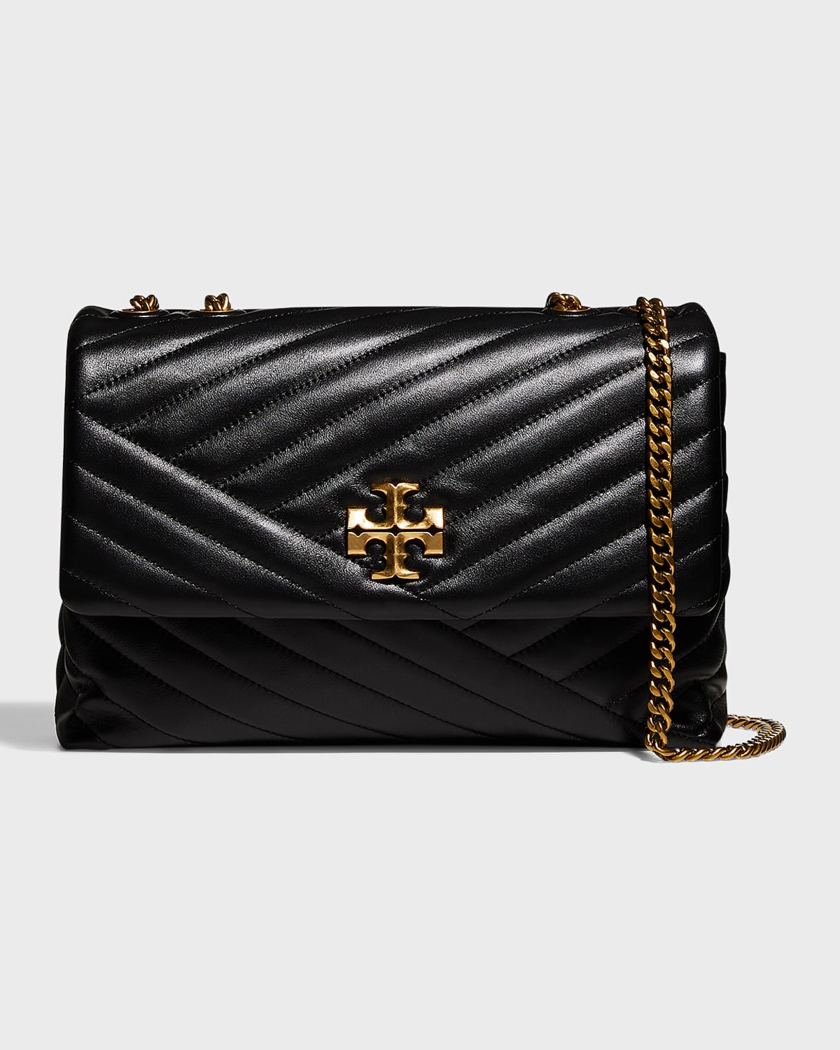 Tory Burch Kira Chevron-Quilted Leather Tote Bag | Neiman Marcus