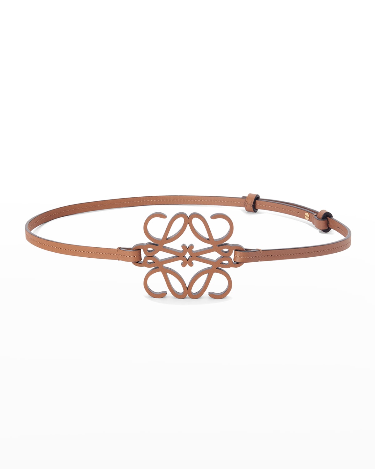 Loewe Reversible Anagram Leather Belt Neiman Marcus
