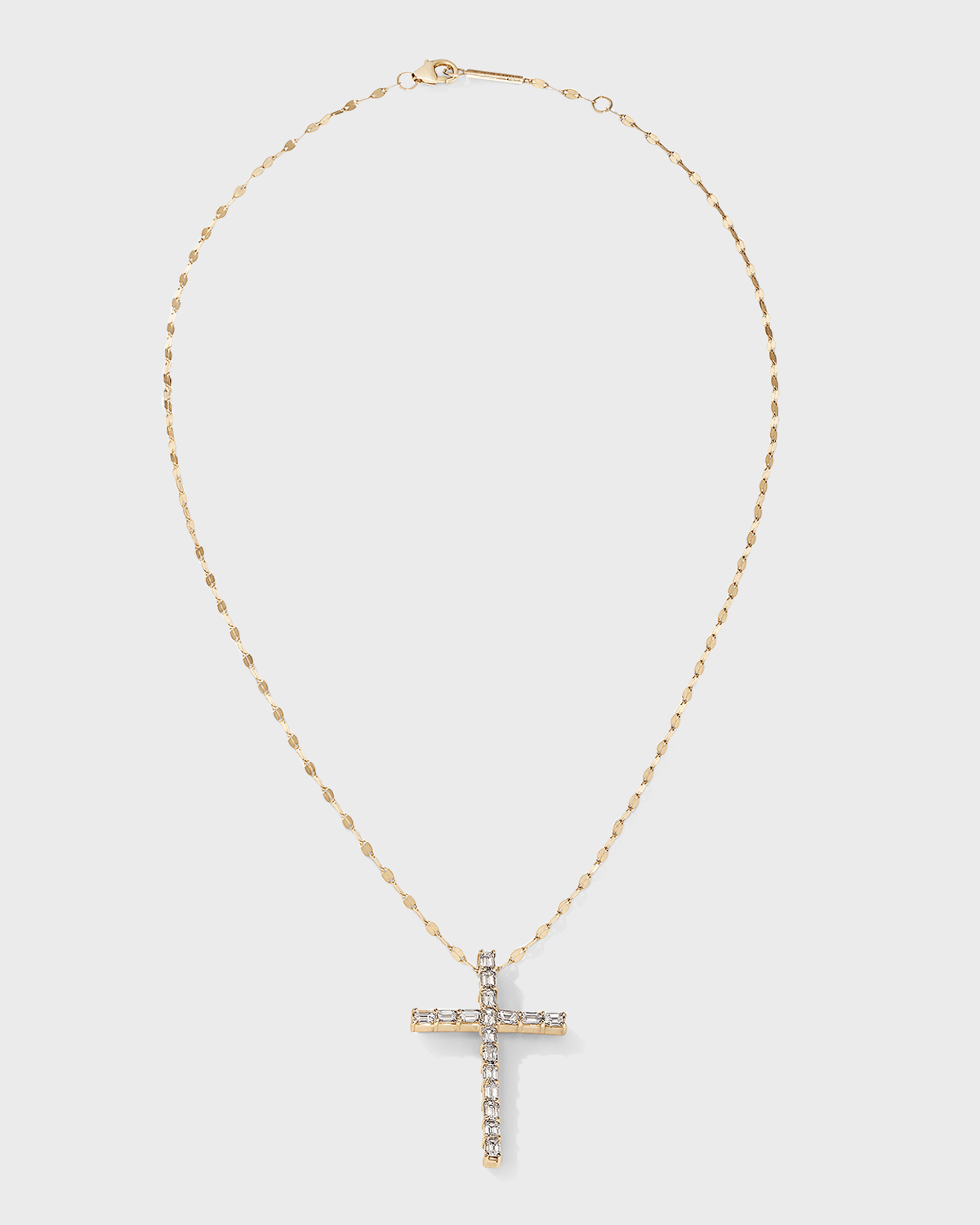 LANA 14k Gold Emerald-Cut Diamond Pendant Necklace | Neiman Marcus