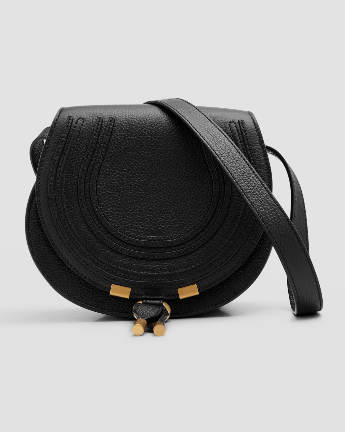 Chloe Marcie Medium Saddle Crossbody Bag | Neiman Marcus