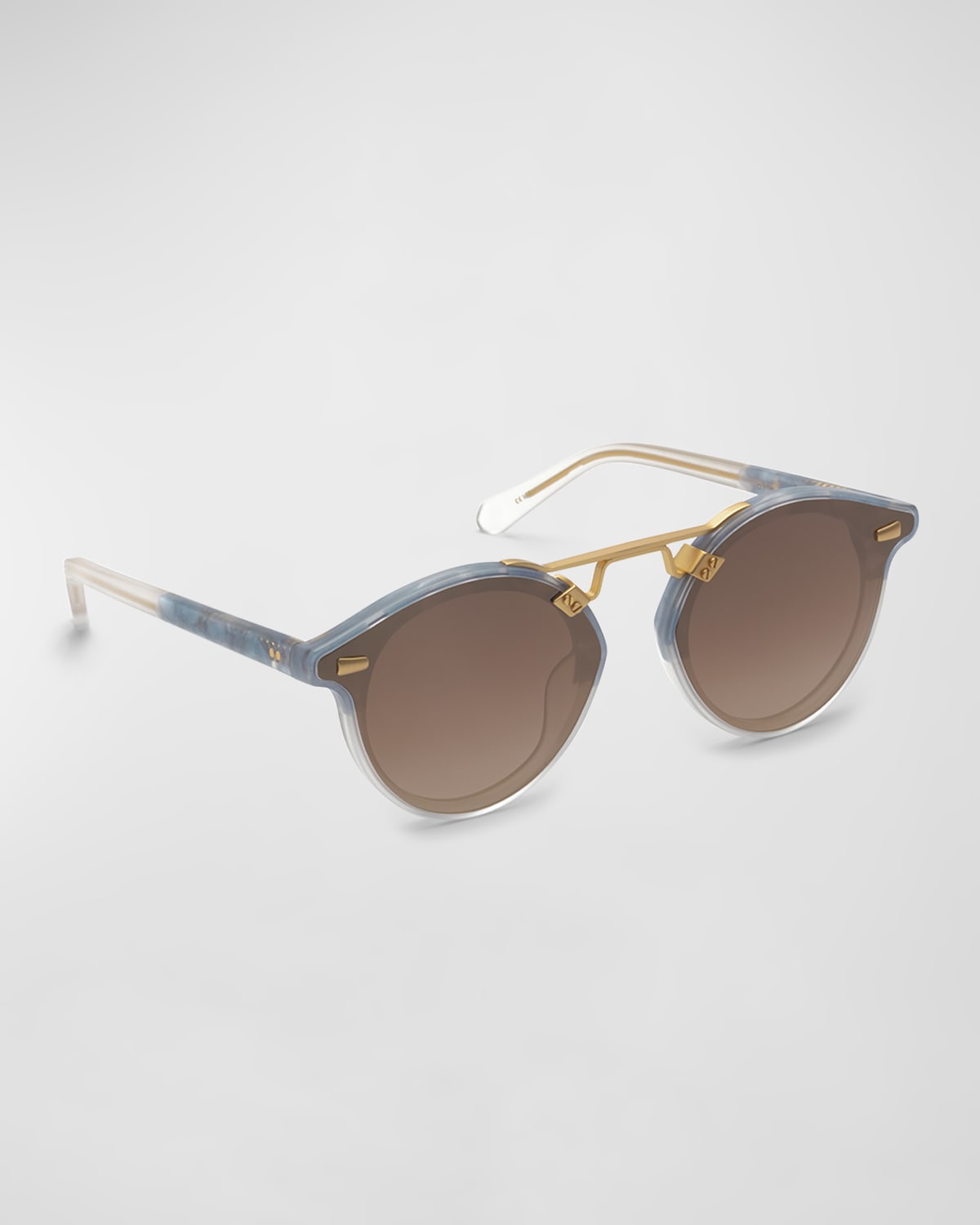 KREWE Collins Nylon Round Gradient Sunglasses Neiman Marcus