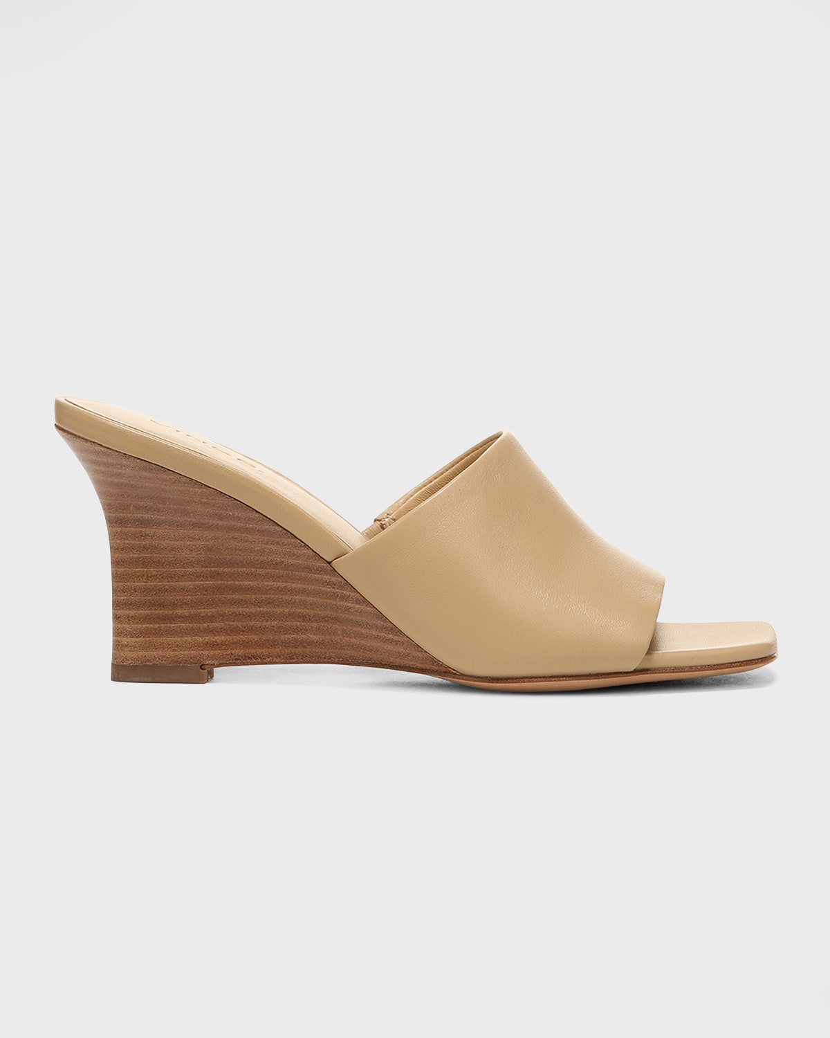 Vince Pia Leather Wedge Sandals | Neiman Marcus