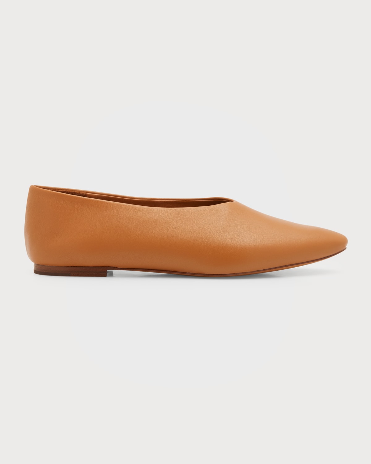 vince behati leather flat
