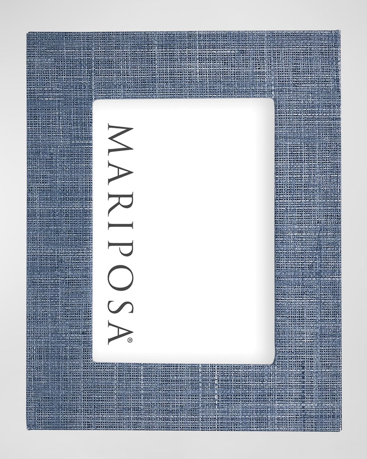 Mariposa Linen with Dog Bone Frame, 5" x 7" Neiman Marcus