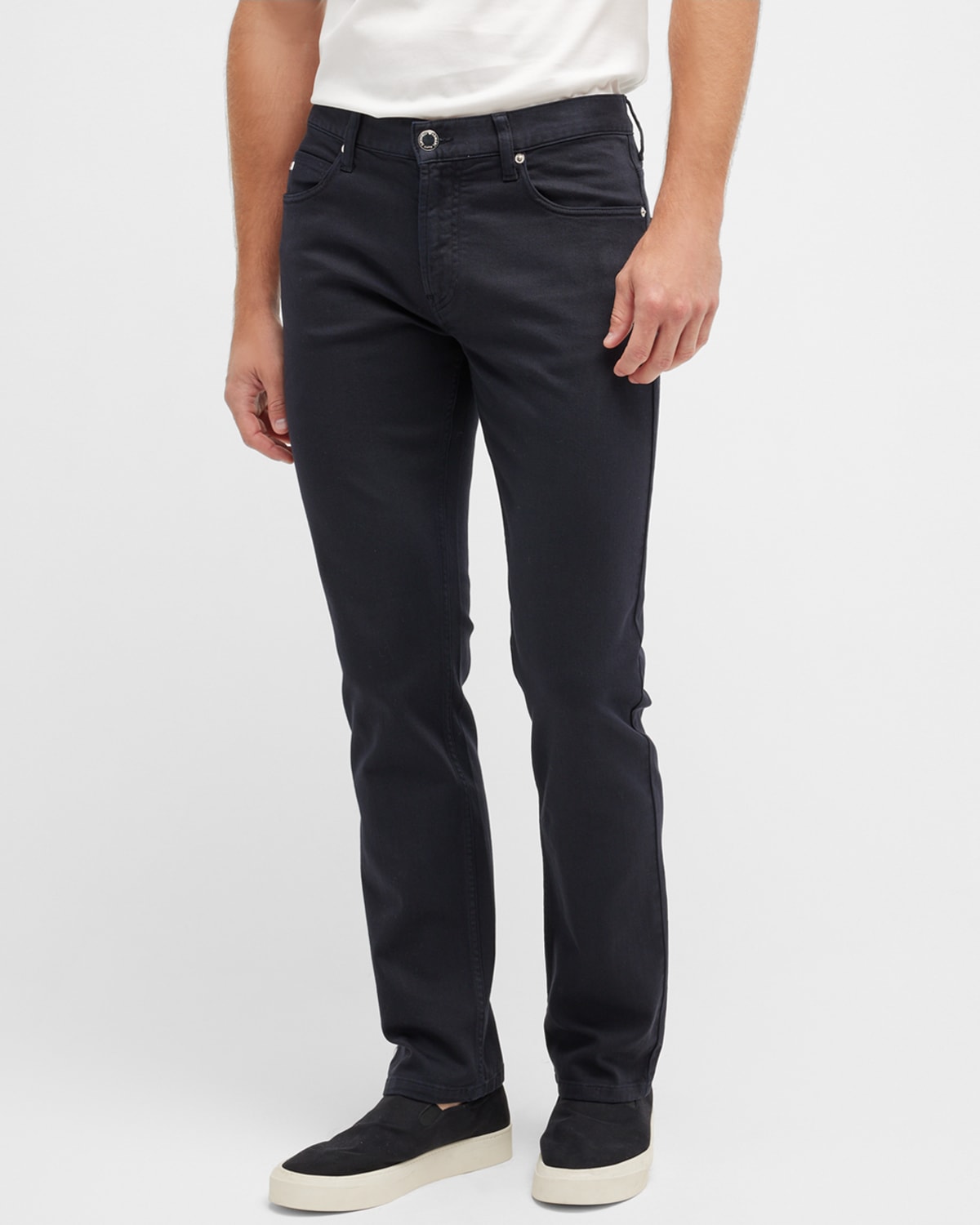 ZEGNA Men's Cotton-Stretch Denim Jeans | Neiman Marcus
