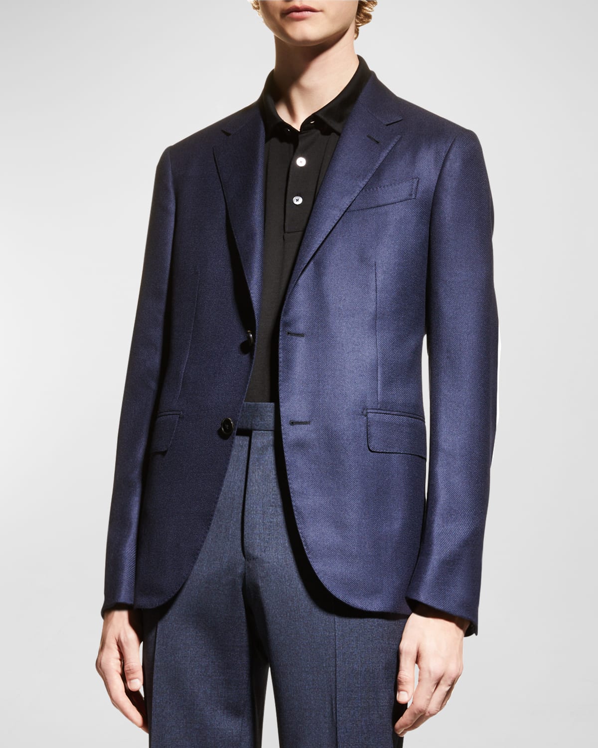 ZEGNA Men's Textured Solid Sport Coat | Neiman Marcus