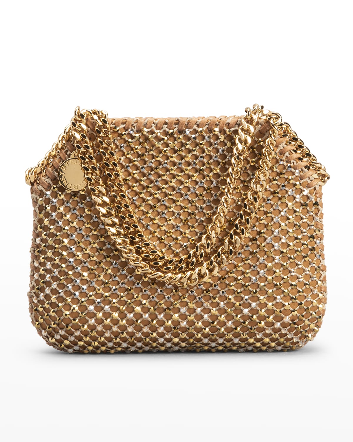 Stella McCartney Falabella Tiny Crystal Tote Bag | Neiman Marcus