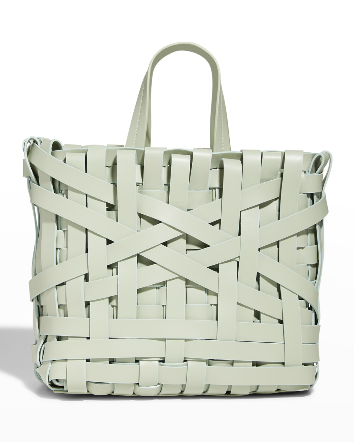 Seafolly Woven Stripe Basket Bag Neiman Marcus