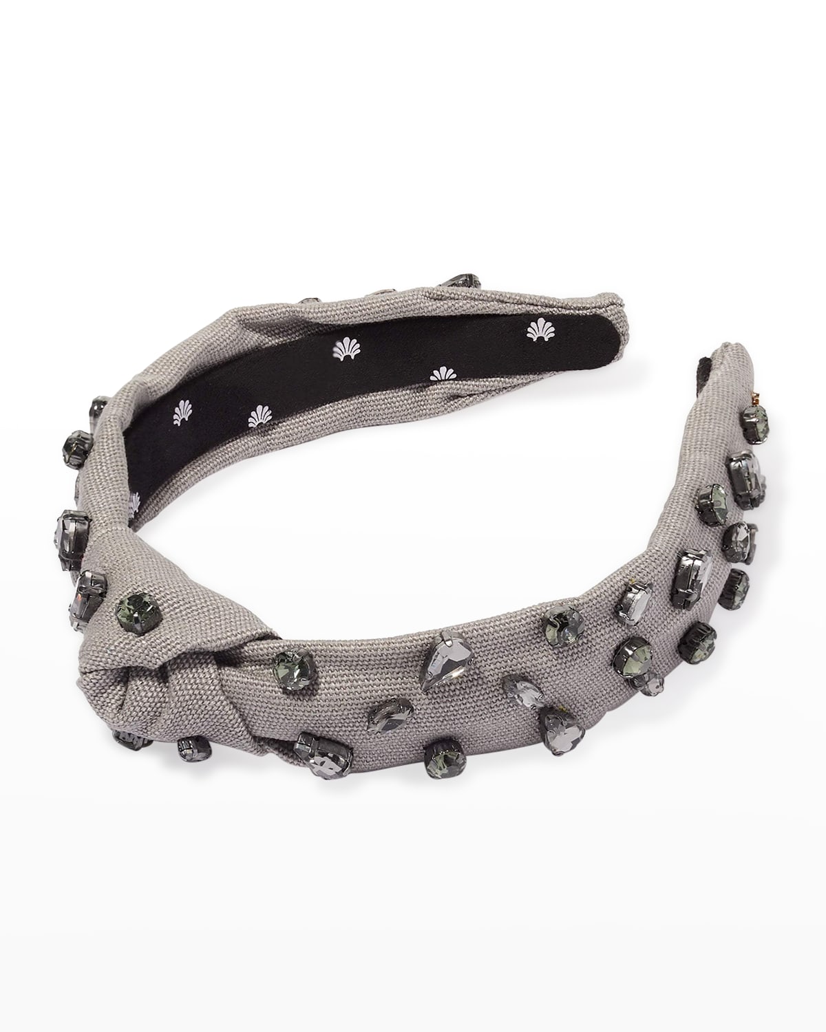 Lele Sadoughi Knot Crystal Denim Headband Neiman Marcus