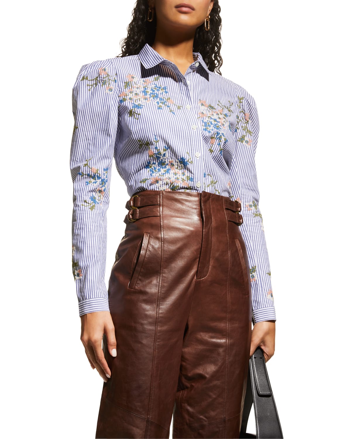 YOURS Plus Size Sage Green Collared Pleat Front Blouse | Yours Clothing