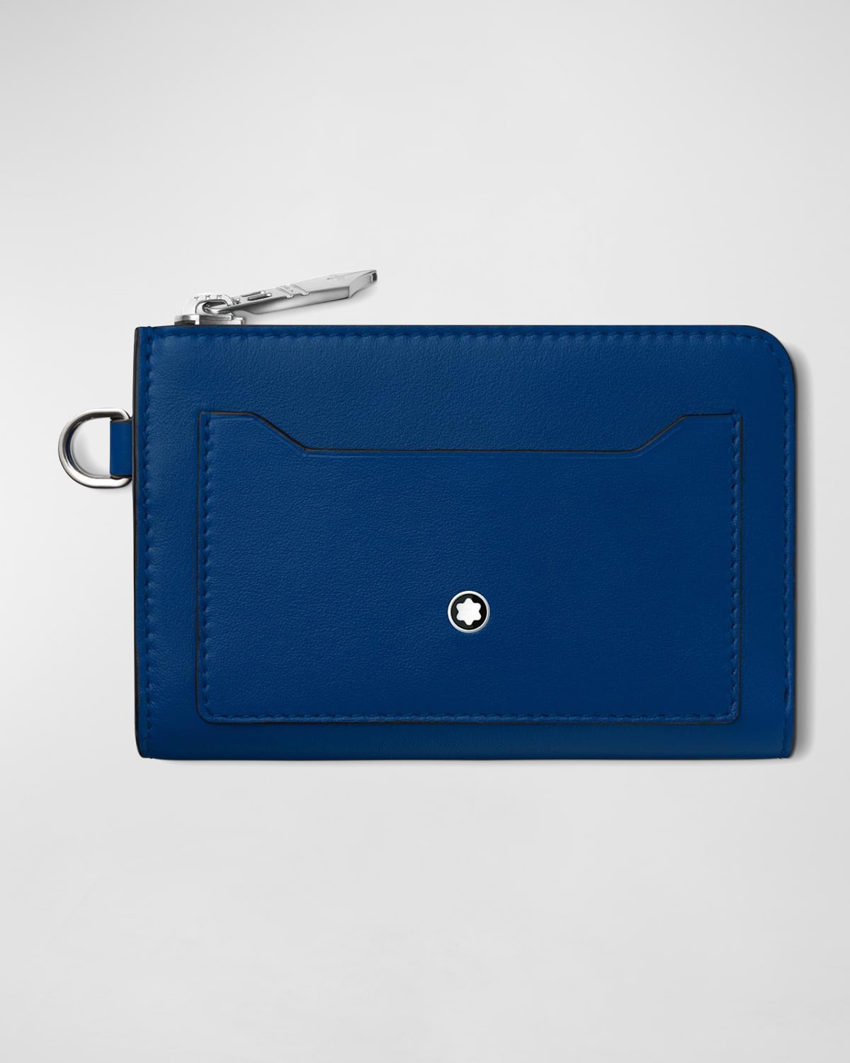 Montblanc Men's Meisterstück Pocket Holder Leather Zip Card Holder